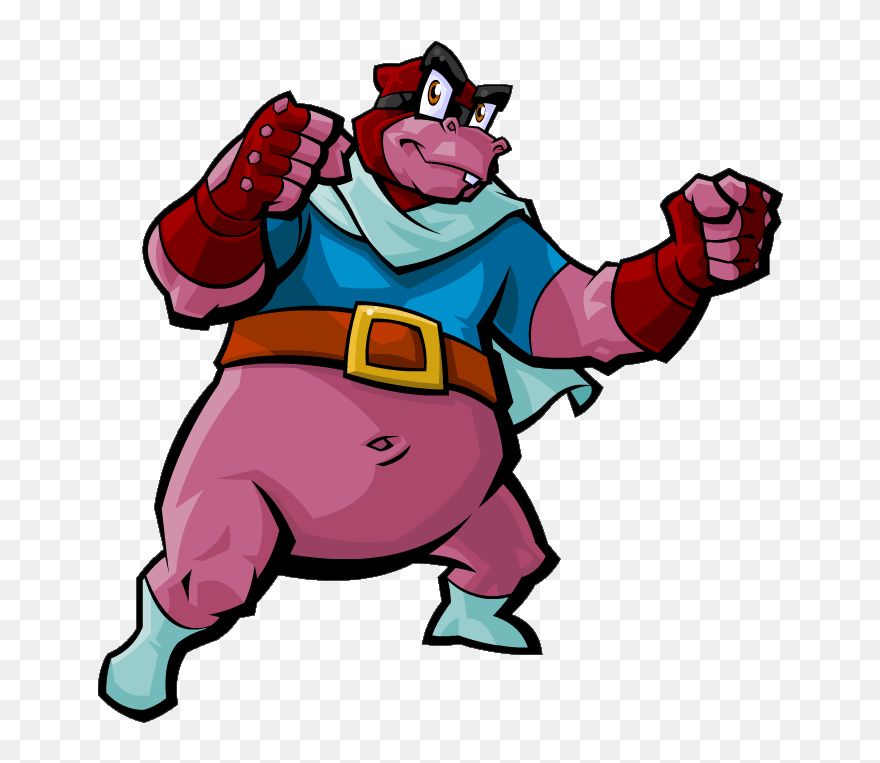 Sly Cooper Wiki - Murray Sly Cooper Bentley Clipart