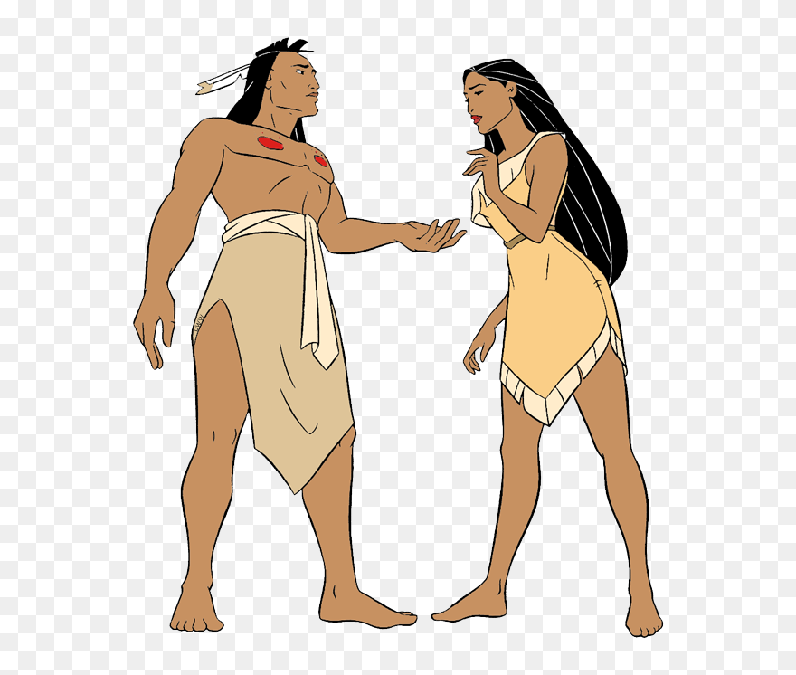 Pocahontas And Chief Powhatan Clipart - Png Download