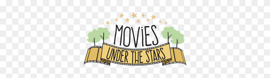 Movie Under The Stars Clipart - Png Download