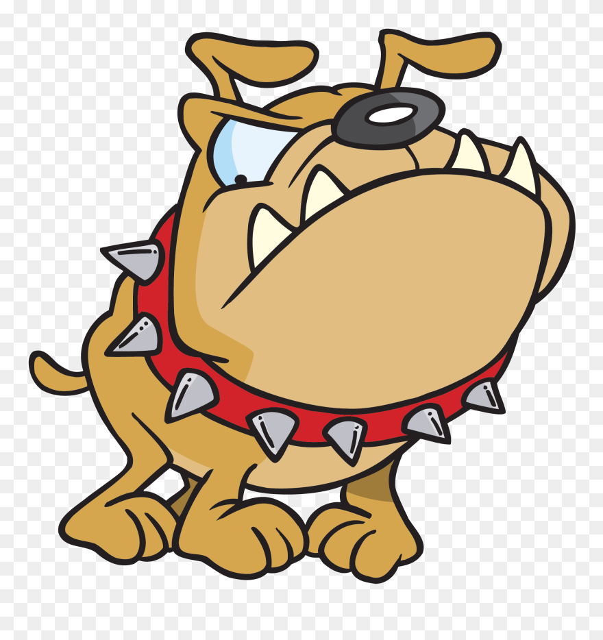 Download Mean Dog Cartoon - Mean Dog Clipart - Png Download