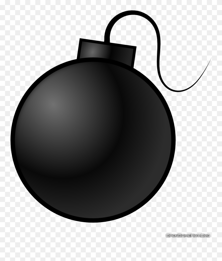 Bomb Png - Bomba Blanco Y Negro Png Clipart