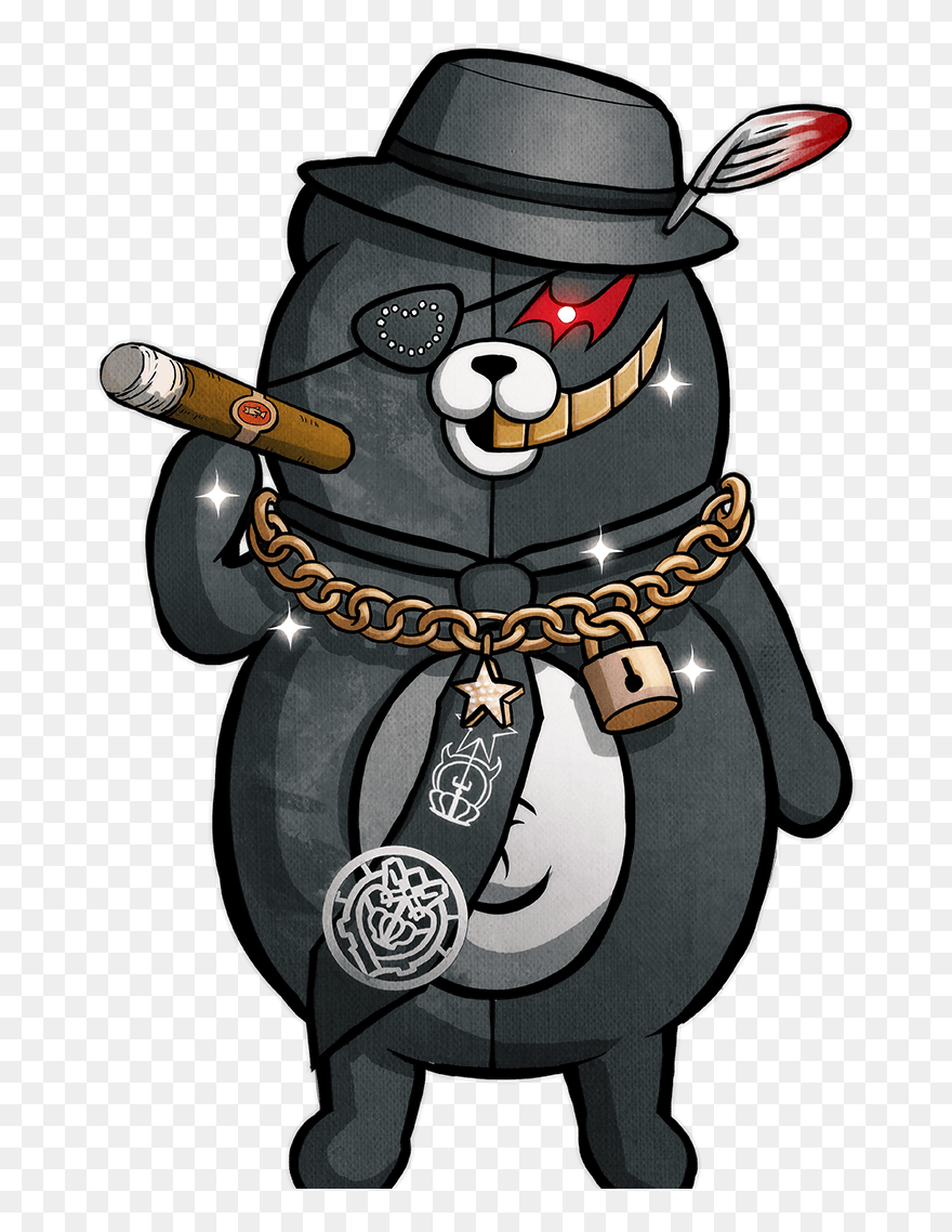 ダンガンロンパ - Danganronpa Ultra Despair Girls Kurokuma Clipart