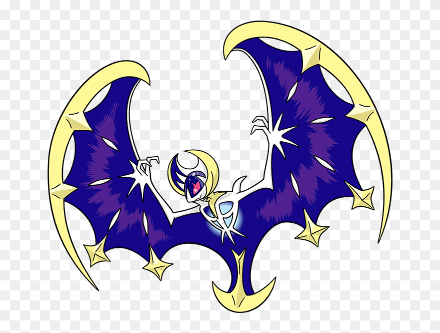 Legendary Pokémon Lunala Clipart
