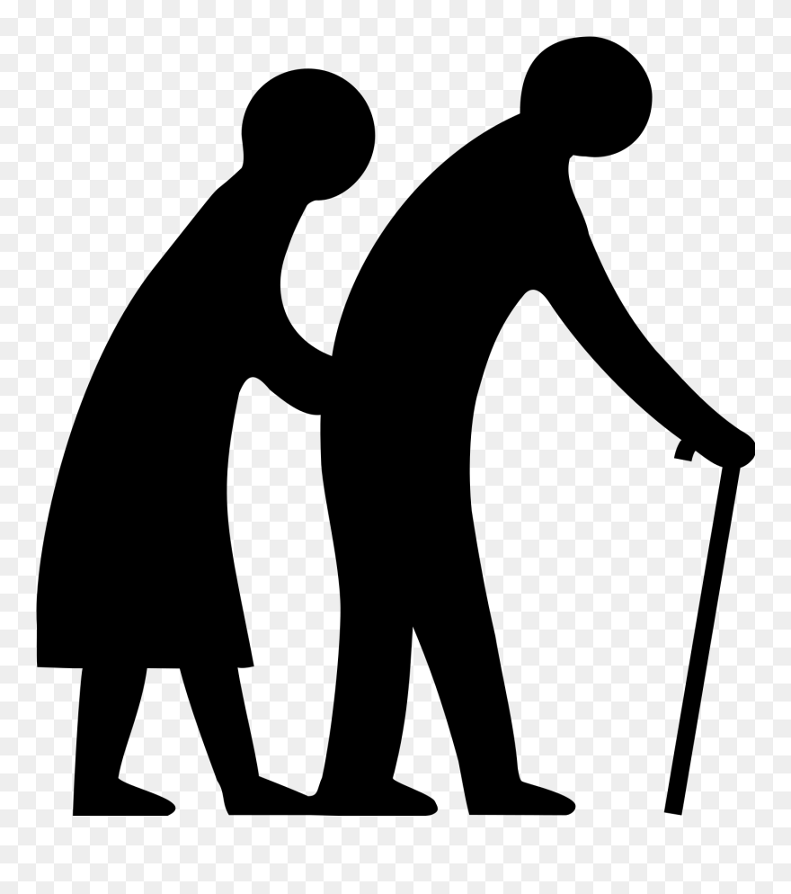 Old People Clip Art - Png Download