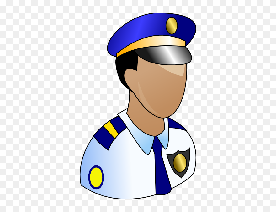 Policeman Svg Clip Arts - Police Clipart - Png Download