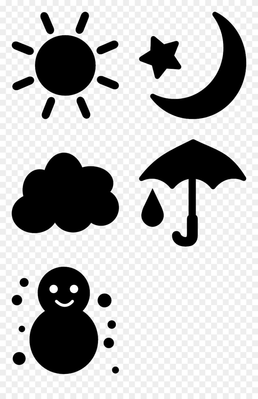 Weather Silhouette Clipart