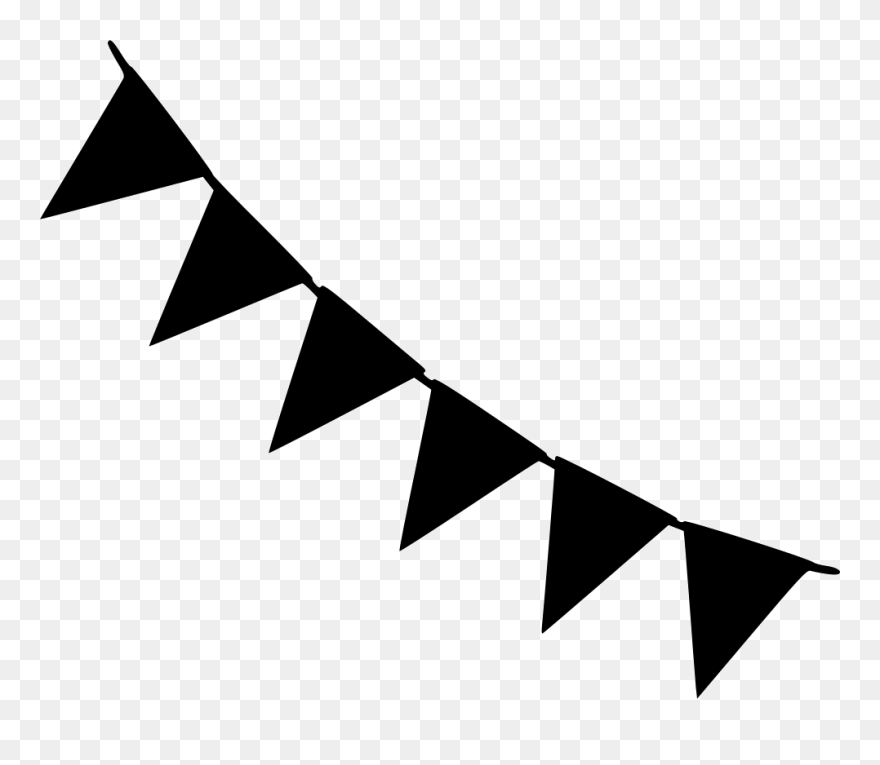 Flag Party Decorator Svg Png Icon Free Download - White Party Banner Png Clipart