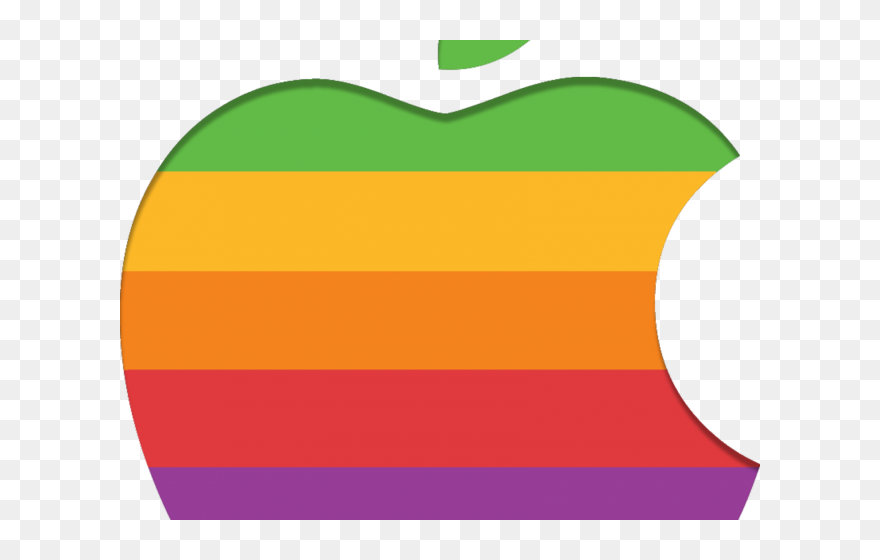 Apple Logo Rainbow Png Clipart