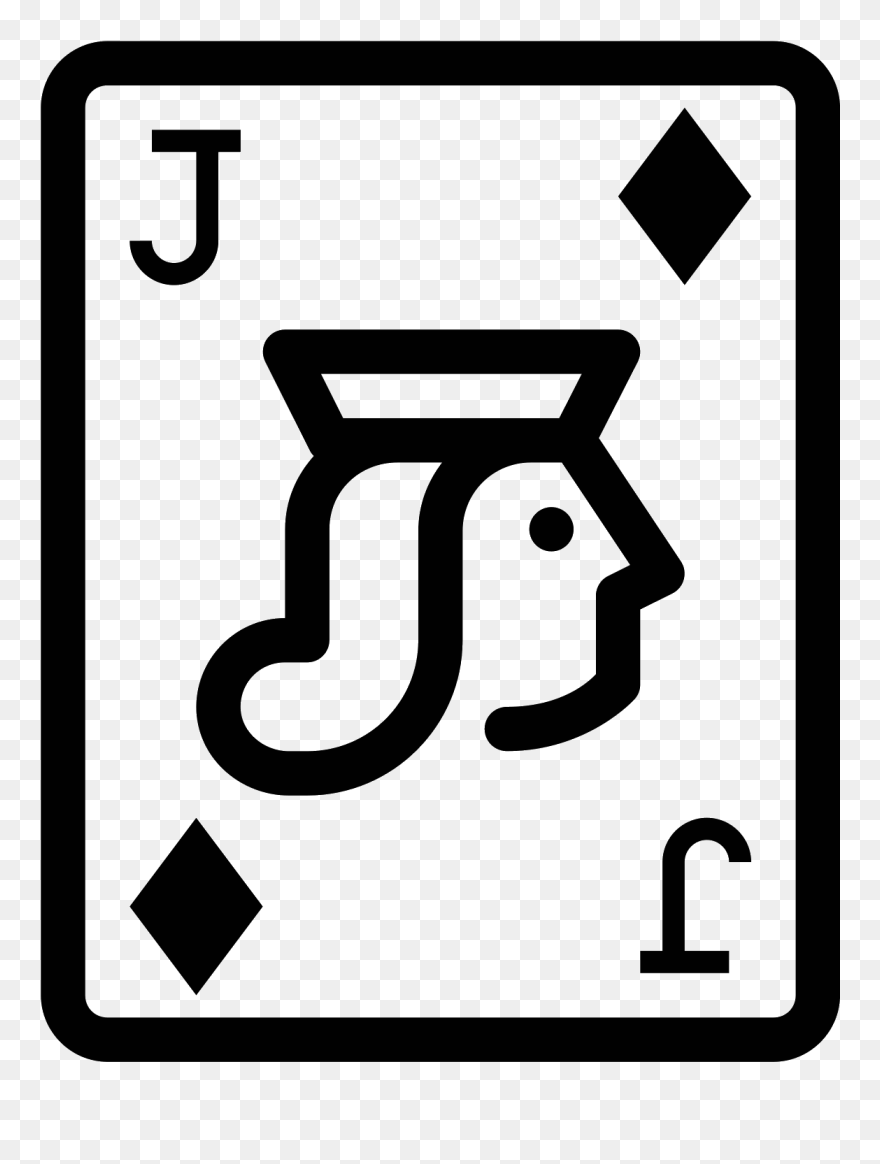 Gato De Corazones Icon - Jack Of Spades Png Clipart