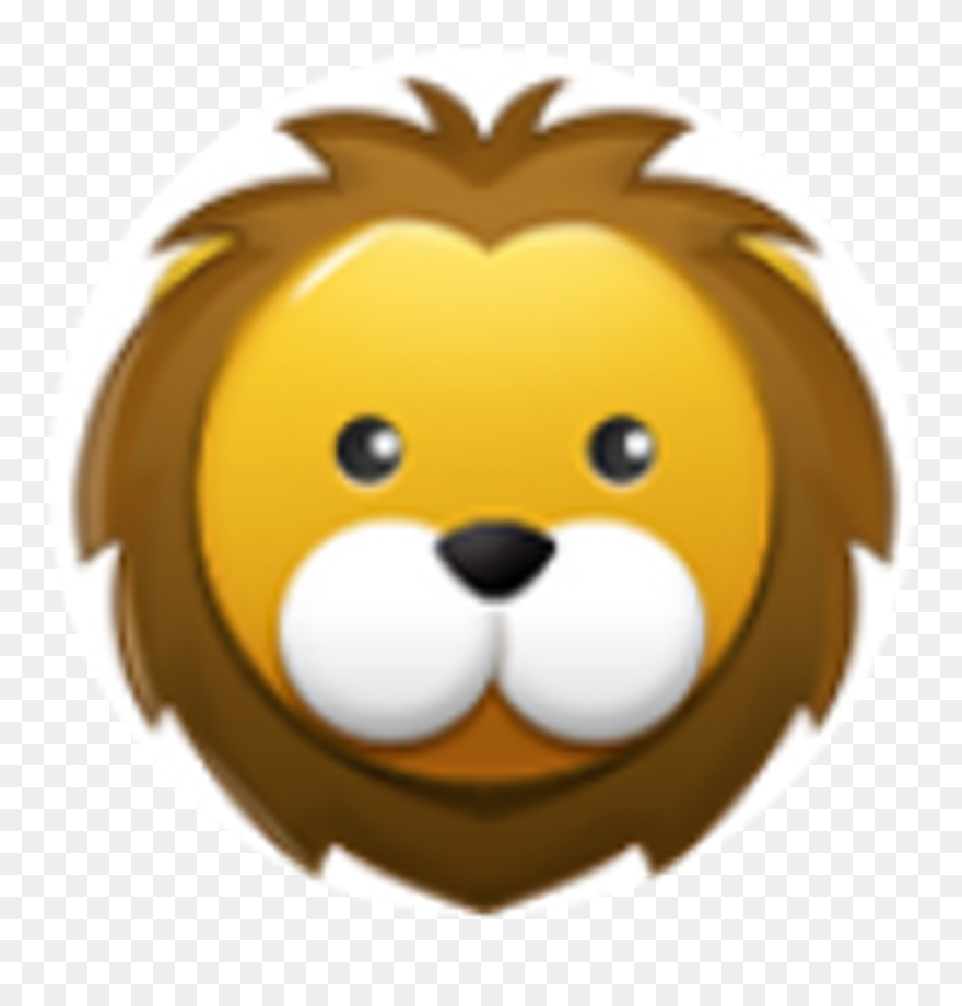 Leon Selva Gato Animal - Lion Emoji Transparent Background Clipart
