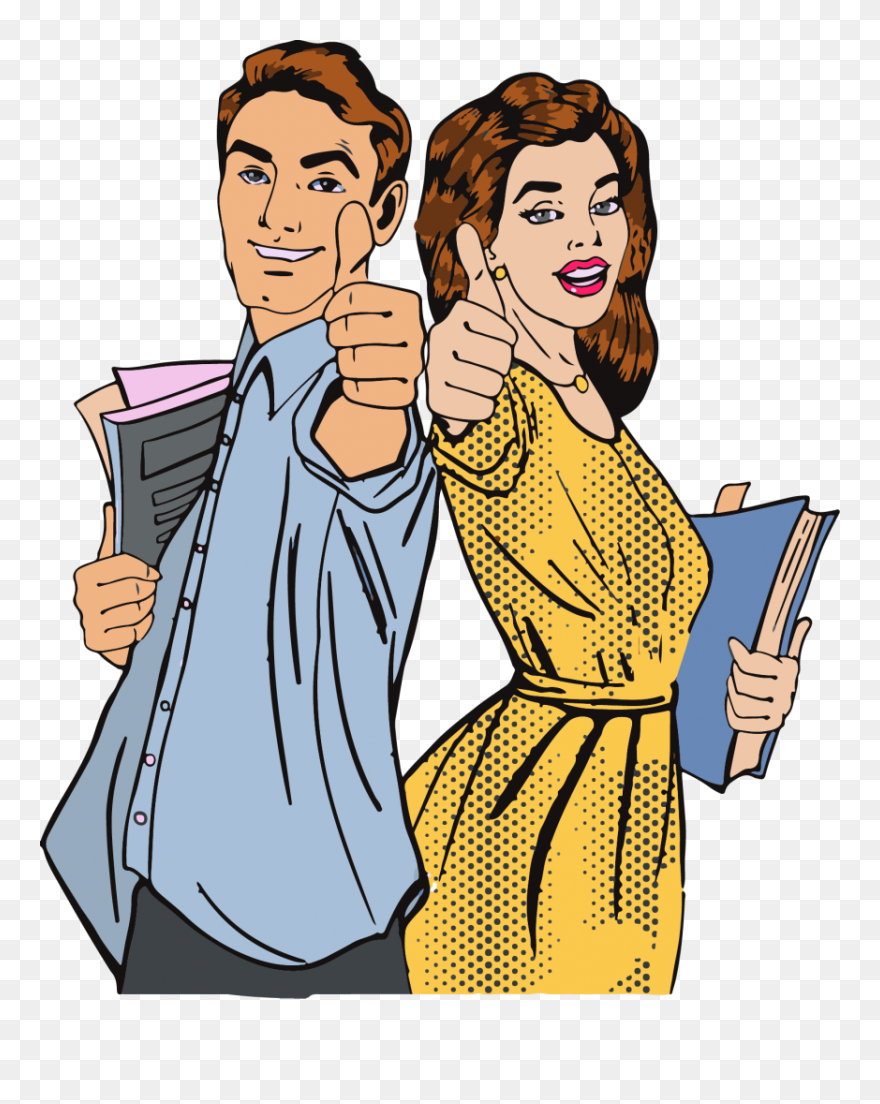 Clever Students Clipart