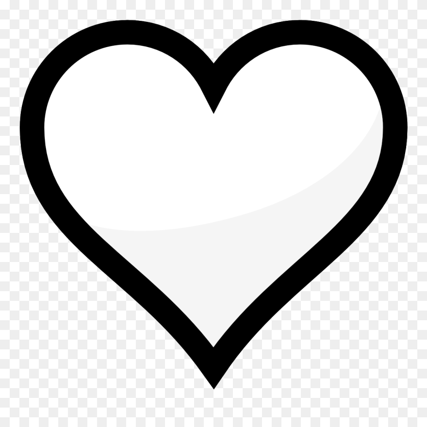 Heartclipart - Emoji Heart Coloring Page - Png Download