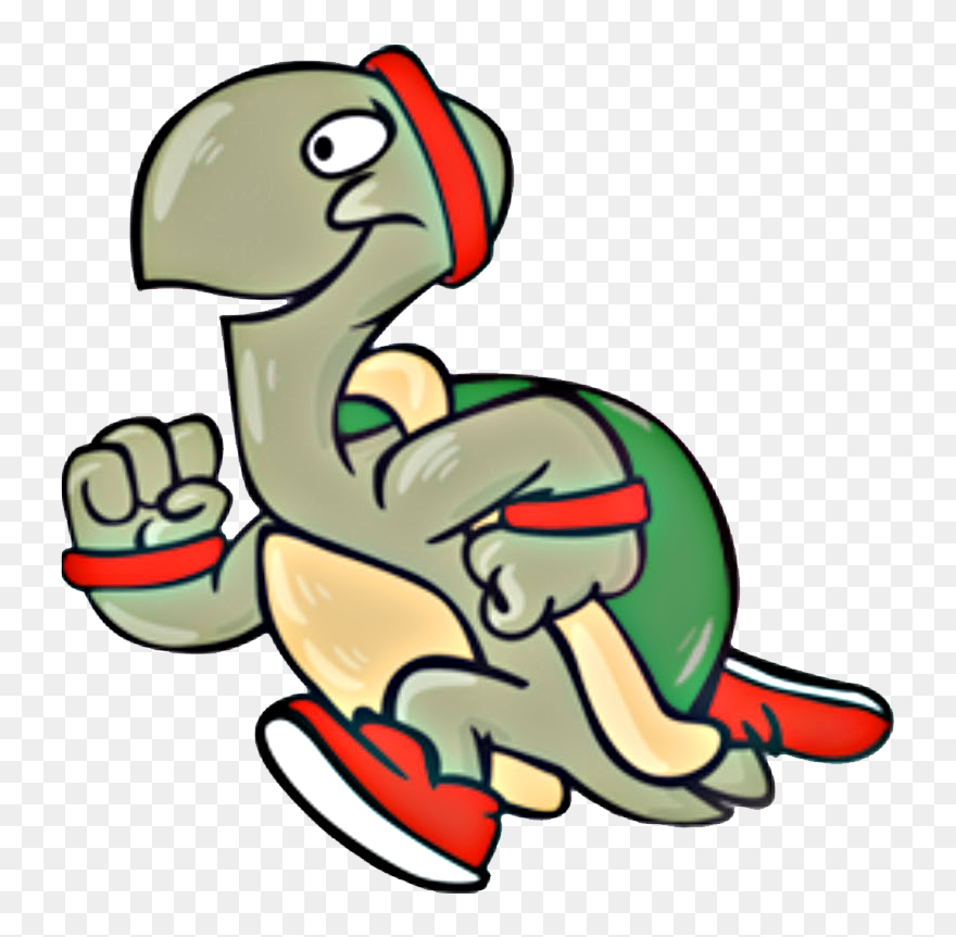 Running Turtle Clipart