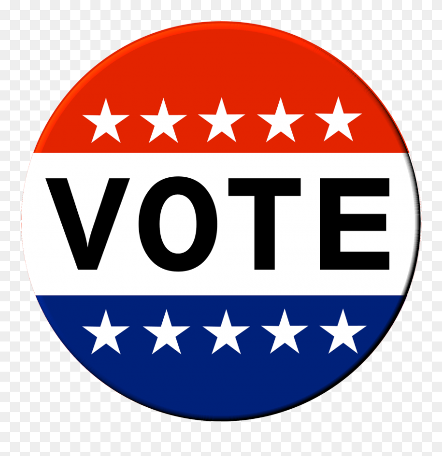 Constitutional County Wide Elections - Transparent Background Vote Sticker Clipart