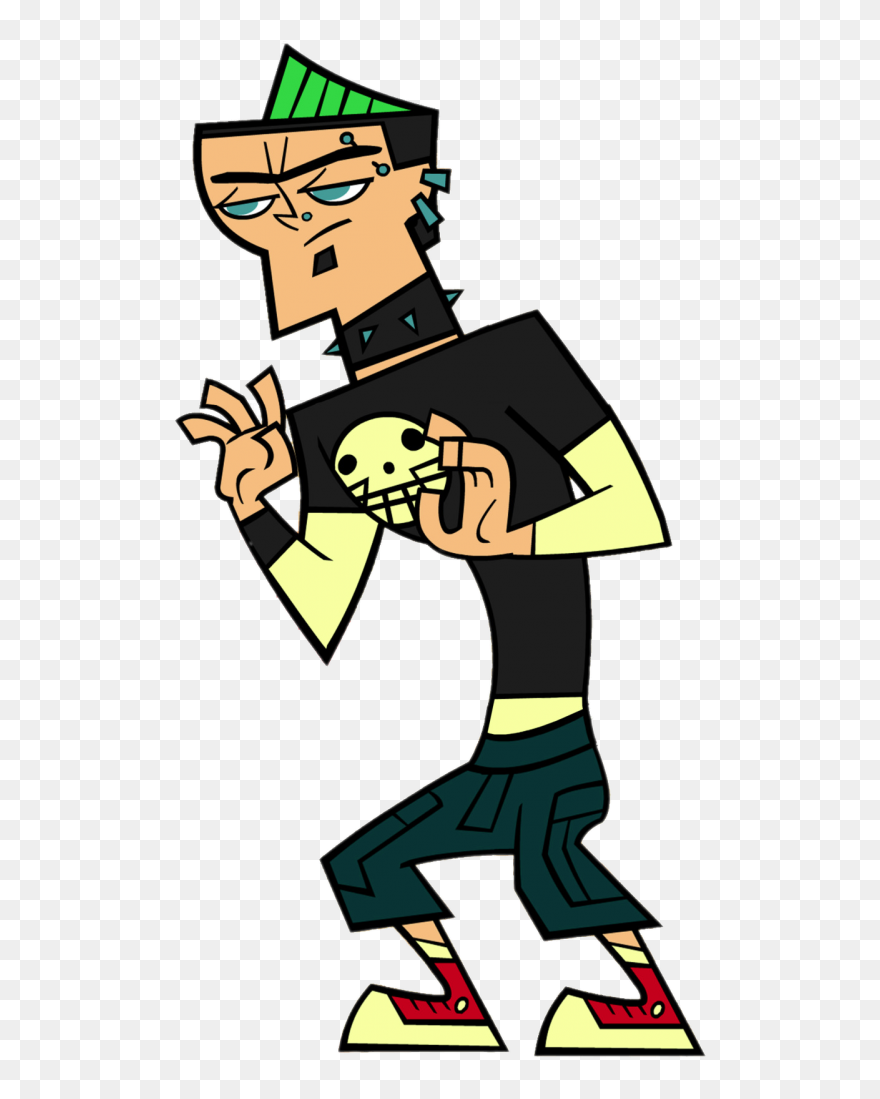 Total Drama Creepy Duncan - Leshawna Total Drama Clipart