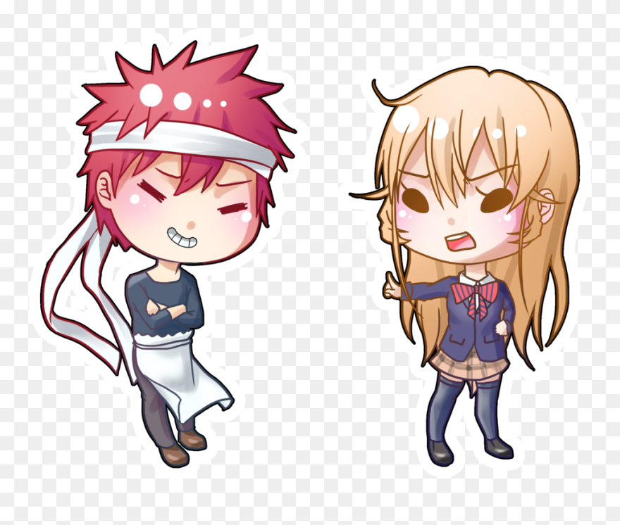 Anime Food Png - Anime Chibi Food Wars Clipart