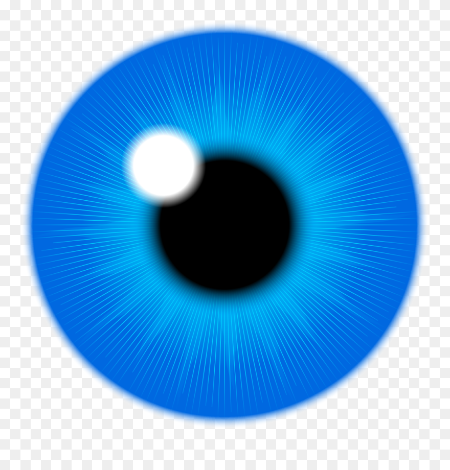 Onlinelabels Clip Art - Eye Pupil Clipart - Png Download