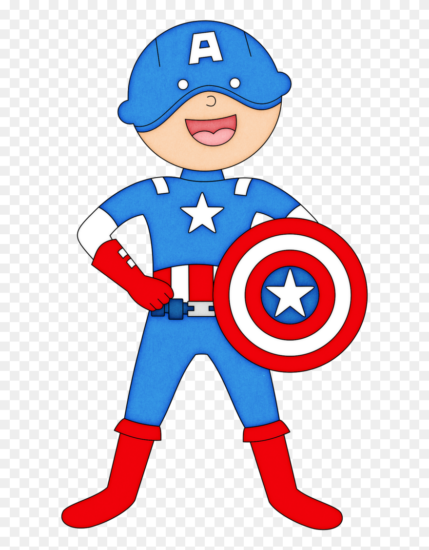 Capitana America Dibujo Clipart
