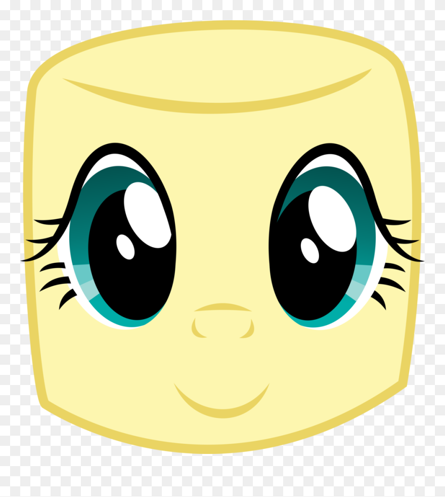 Marshmallow Clipart Yellow - Little Pony Fluttershy - Png Download