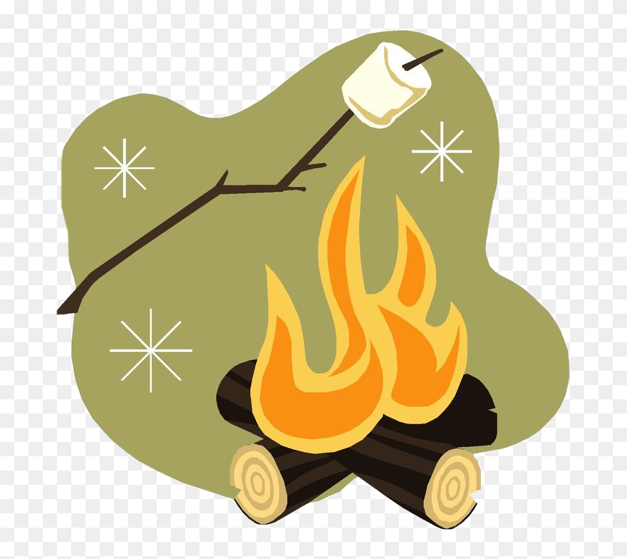 #bandaidgirl77 #smile #ijoketocope #yep #autumn #fall - Clip Art Campfire Smores - Png Download