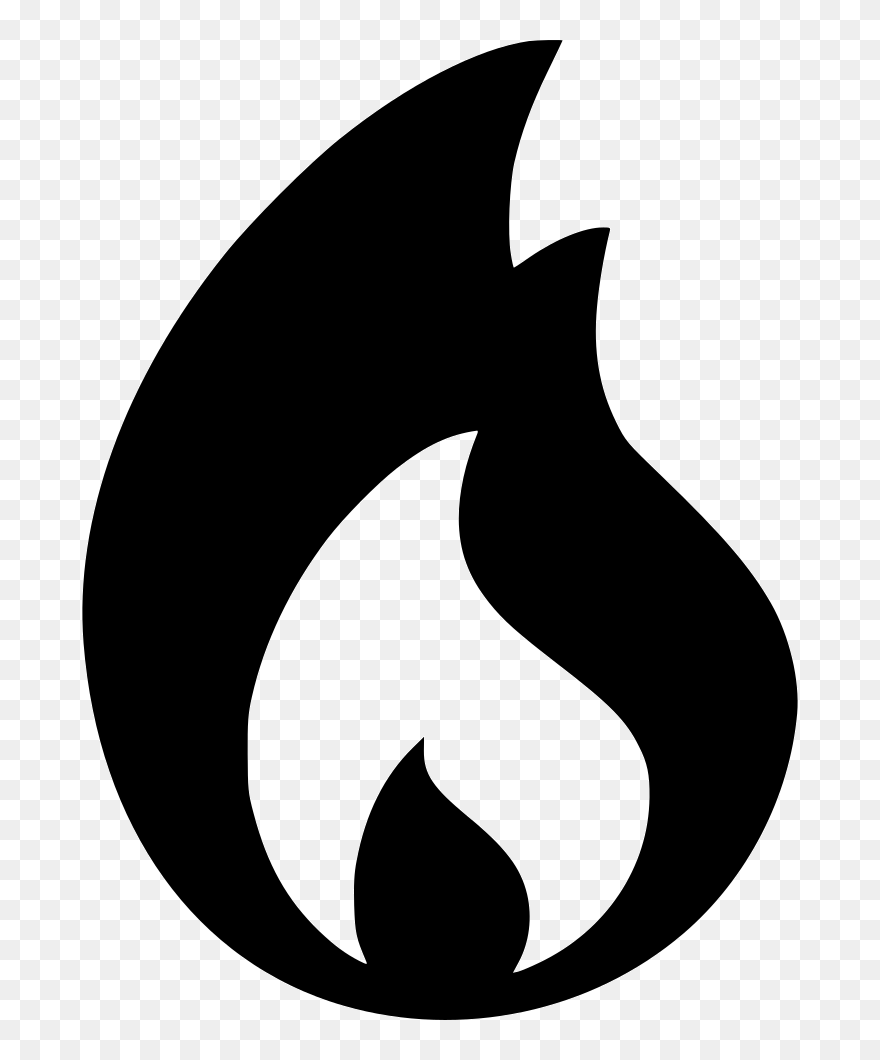 Flame Fire - Transparent Background Fire Icon Clipart