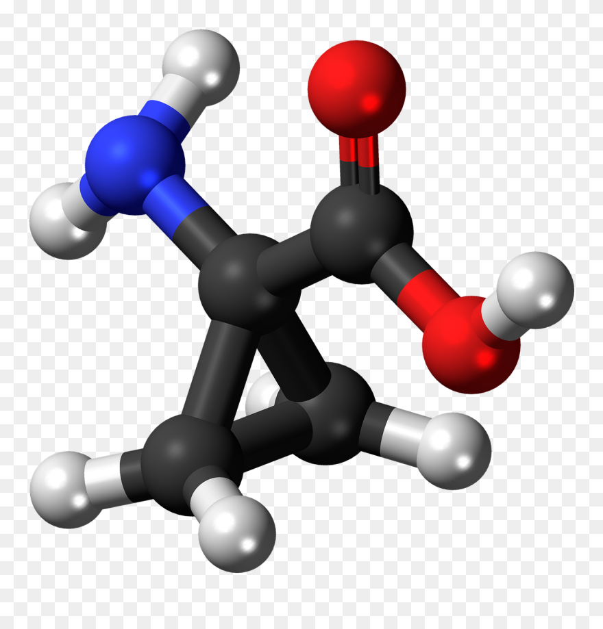 Aminocyclopropane Molecule Model Free Photo - Methyl Methacrylate Molecular Size Clipart