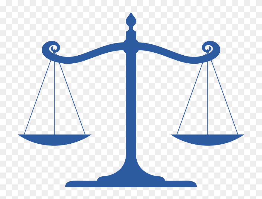 Balance Scale Blue Clipart