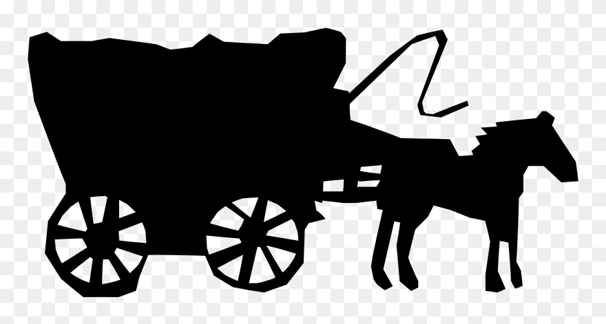 Cinderella Clipart Stagecoach - Horse Drawn Wagon Svg - Png Download