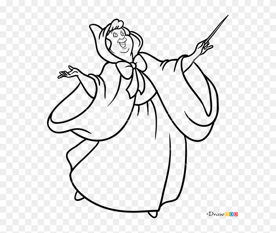 Collection Of Free Cinderella Drawing Hand Download - Cinderella Drawing Clipart