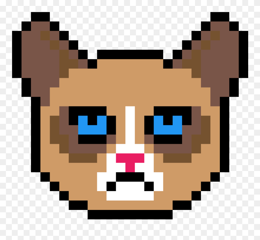 Super Mario World Flower - Pixel Art Cat Clipart
