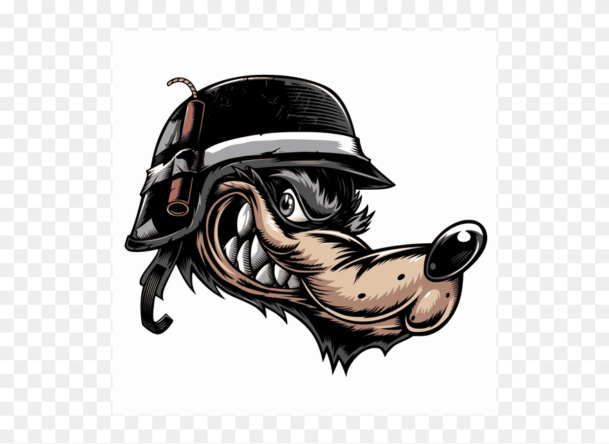 Wolf Soldier Vector Clipart Image - Utv Wolfpack - Png Download