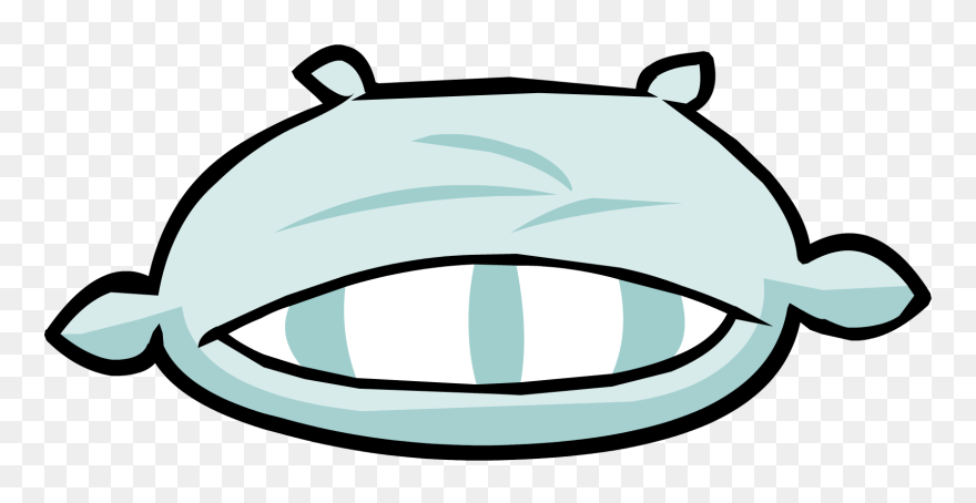 Clipart Penguin Eye - Pillow Cartoon Clipart Transparent - Png Download