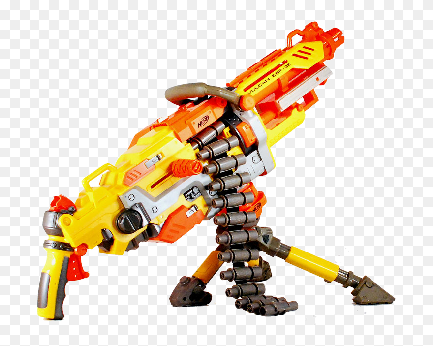 Transparent No Guns Clipart - Nerf Vulcan Ebf 25 - Png Download
