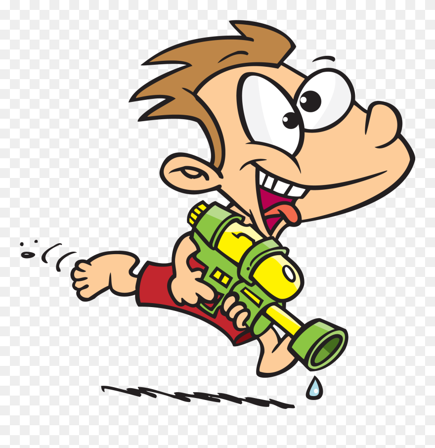 Water Gun Clip Art - Png Download