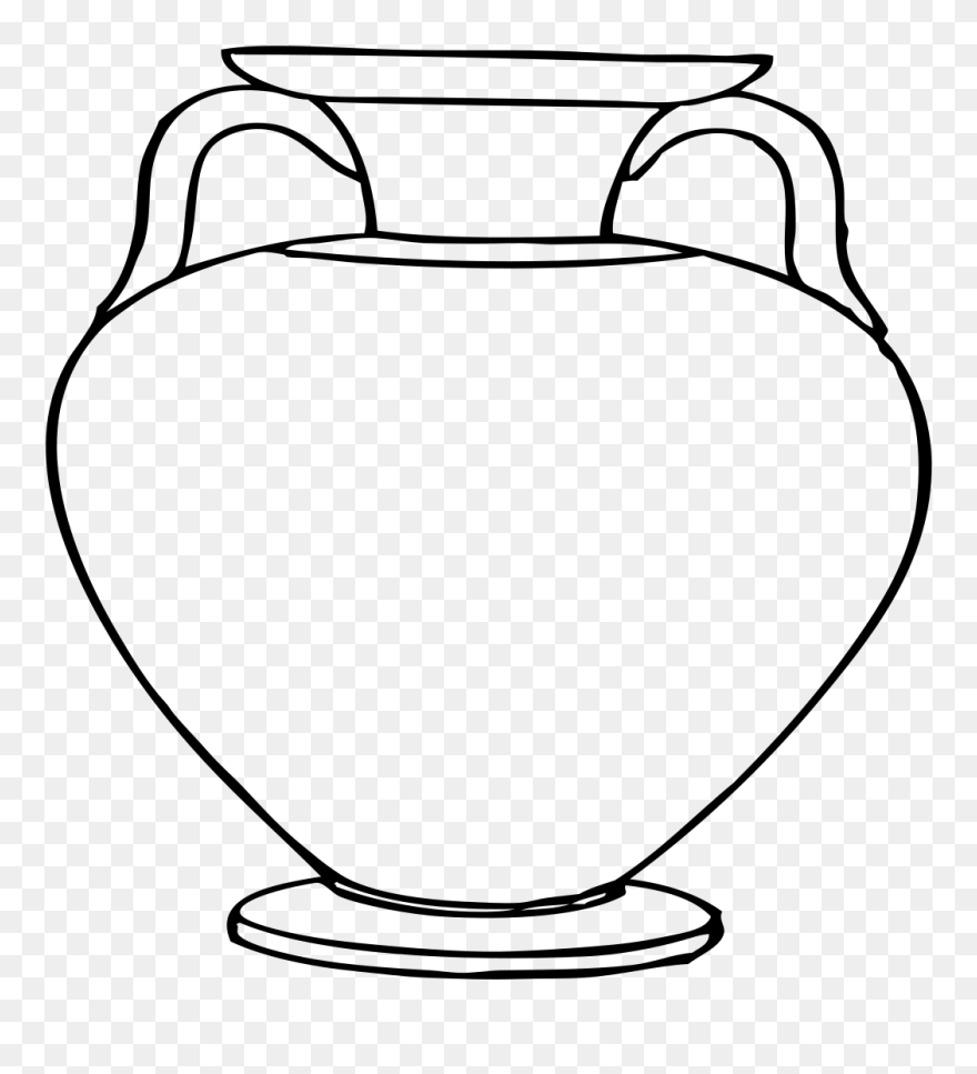 Download Greek Vase Outline Clipart (5582327) PinClipart