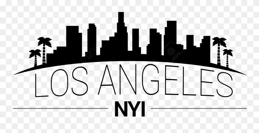 Transparent Los Angeles Clipart - Skyline Las Vegas Clip Art - Png Download