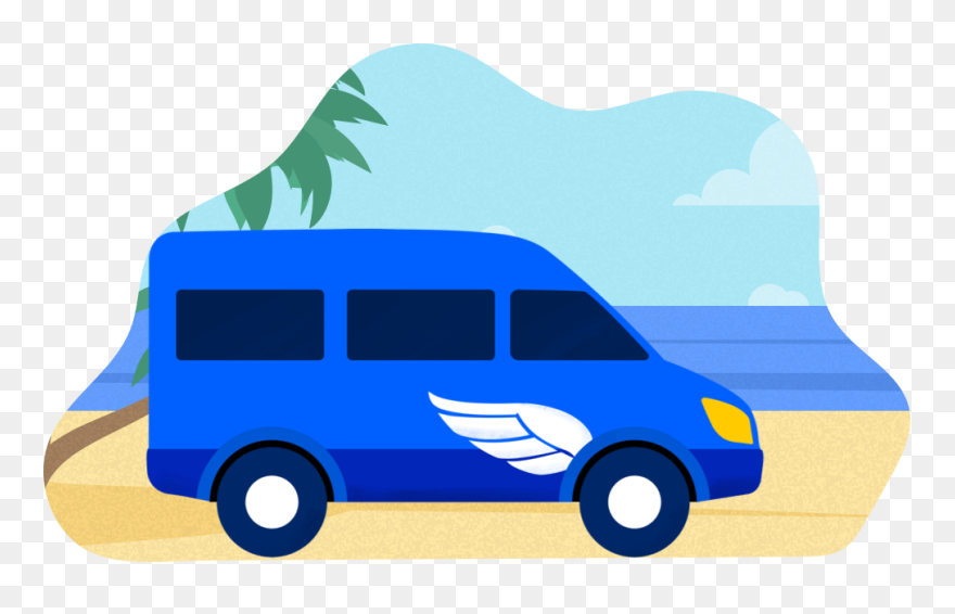 Park Clipart Land Sky - Super Shuttle Punta Cana - Png Download