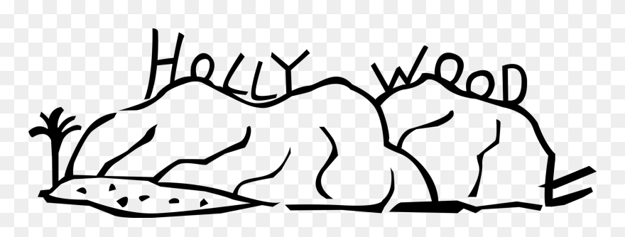 Vector California Illustrator - Line Art Clipart