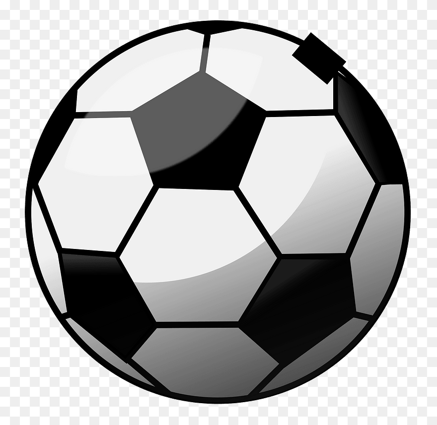 Soccer Ball Clipart - Dibujo Para Colorear De Balon Futbol - Png Download