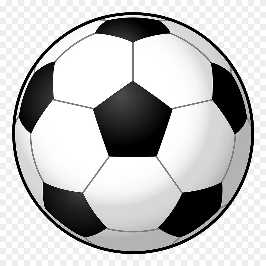 Soccer Ball Sports Clipart - Soccer Ball Flat - Png Download