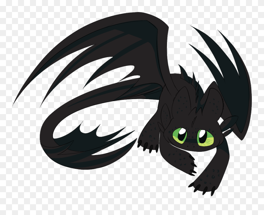 Night Fury Png - Зображення Види Нічних Фурій Clipart