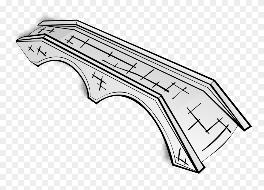 Clipart - Bridge Clip Art - Png Download