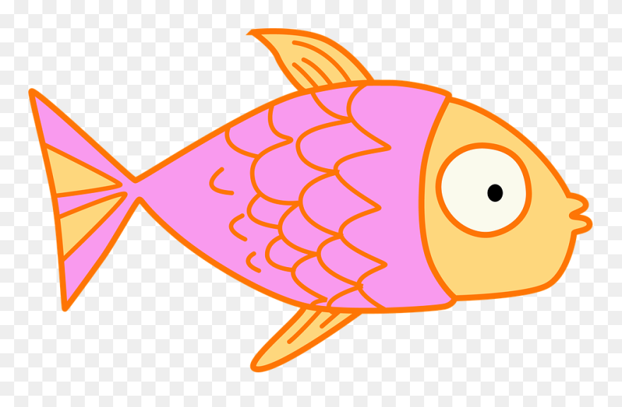 Wollfaden Clipart Fish Fish Kids Clip Art Free Image - Fish Clipart Transparent Background - Png Download