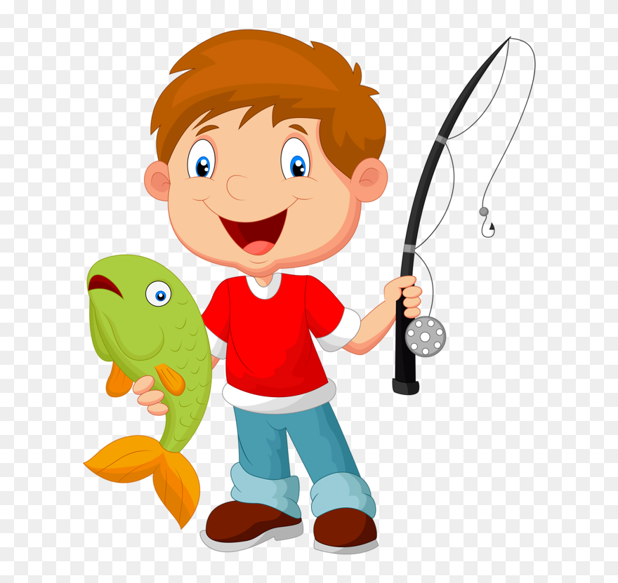 Photo From Album "сборник №2 - Kids Fishing Clip Art - Png Download