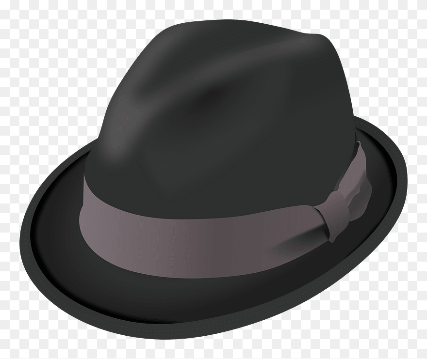 Trilby Hat Clipart - Fedora Clipart - Png Download
