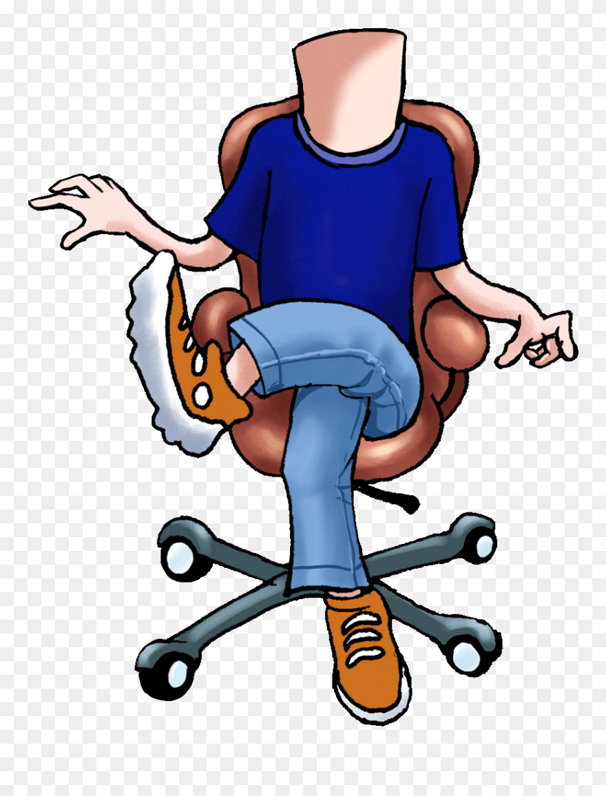 Clipart Chair Sit In - Piano Caricature - Png Download