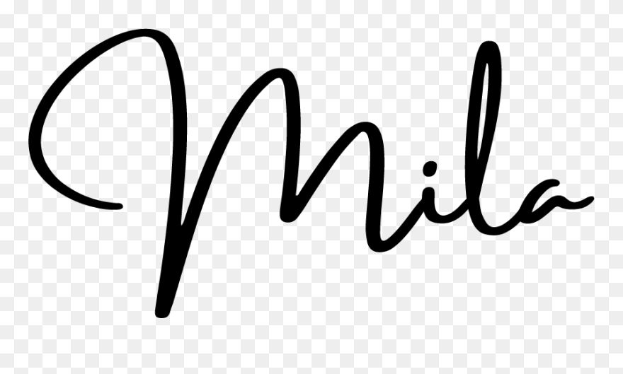 Mila Calligraphy Clipart