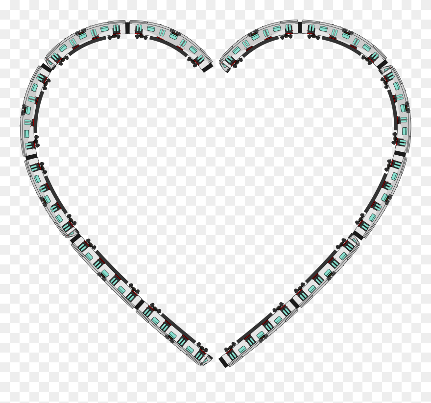 Never Ending Train 3 Clip Arts - Heart - Png Download