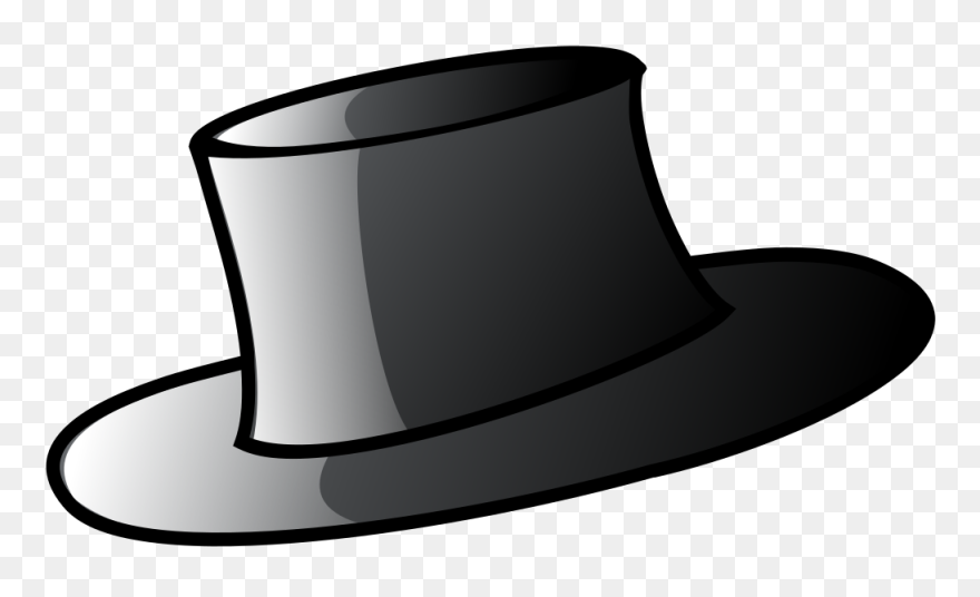 Top Hat Svg Clip Arts - Clip Art Top Hat Cartoon - Png Download