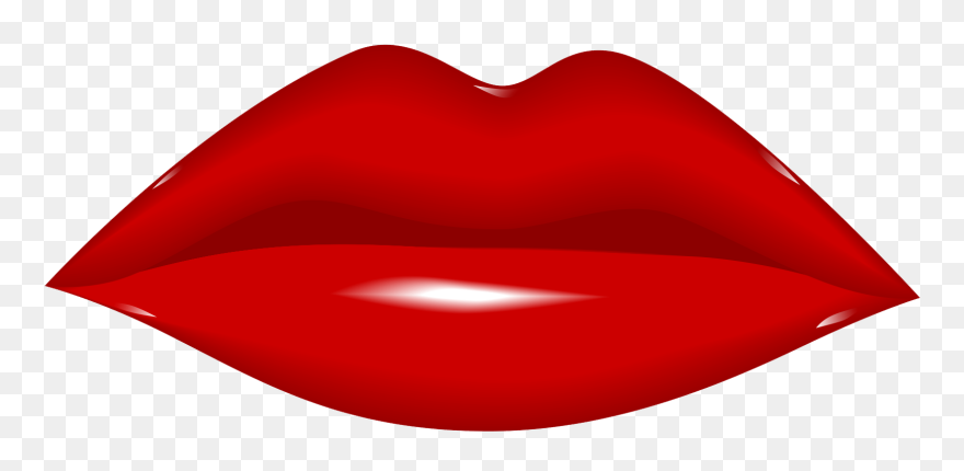 Big Red Lips Png Download - Lips Clipart